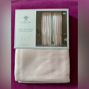 Simply Shabby Chic pink pleat curtain, 54×84